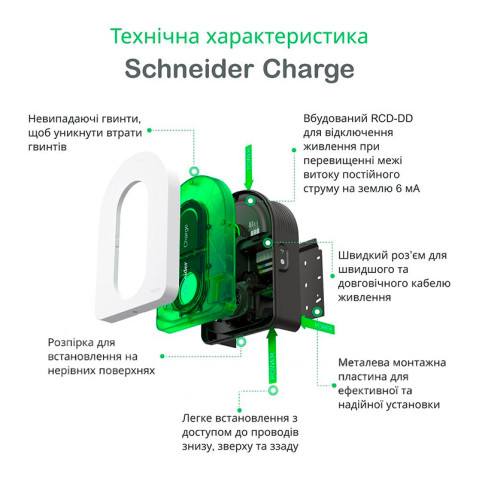 Зарядная станция Schneider Electric EVH5A07N2C5