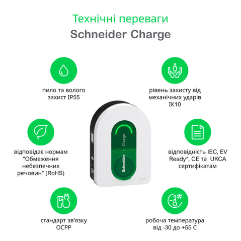 Зарядная станция Schneider Electric EVH5A22N2S