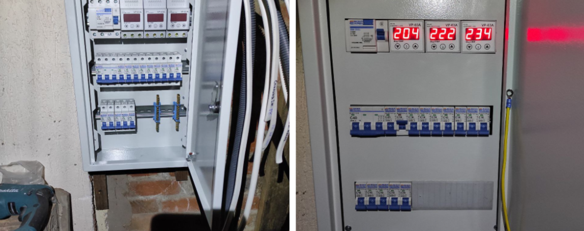 Елетромонтажні роботи на виробництвах, офісах, квартирах.