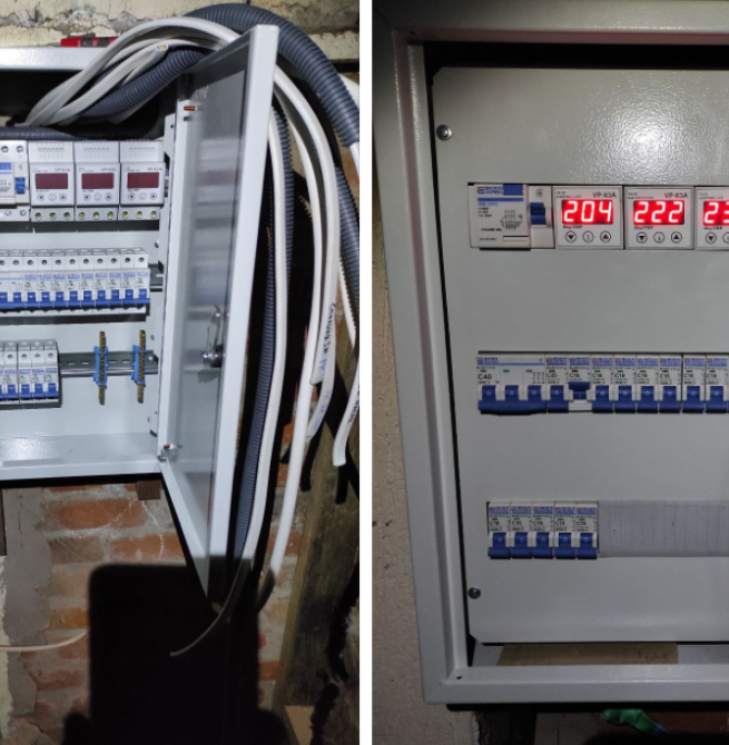 Елетромонтажні роботи на виробництвах, офісах, квартирах.